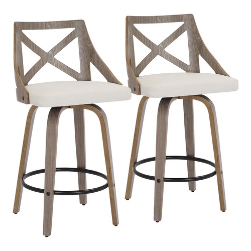Charlotte 26" Fixed-height Counter Stool - Set Of 2